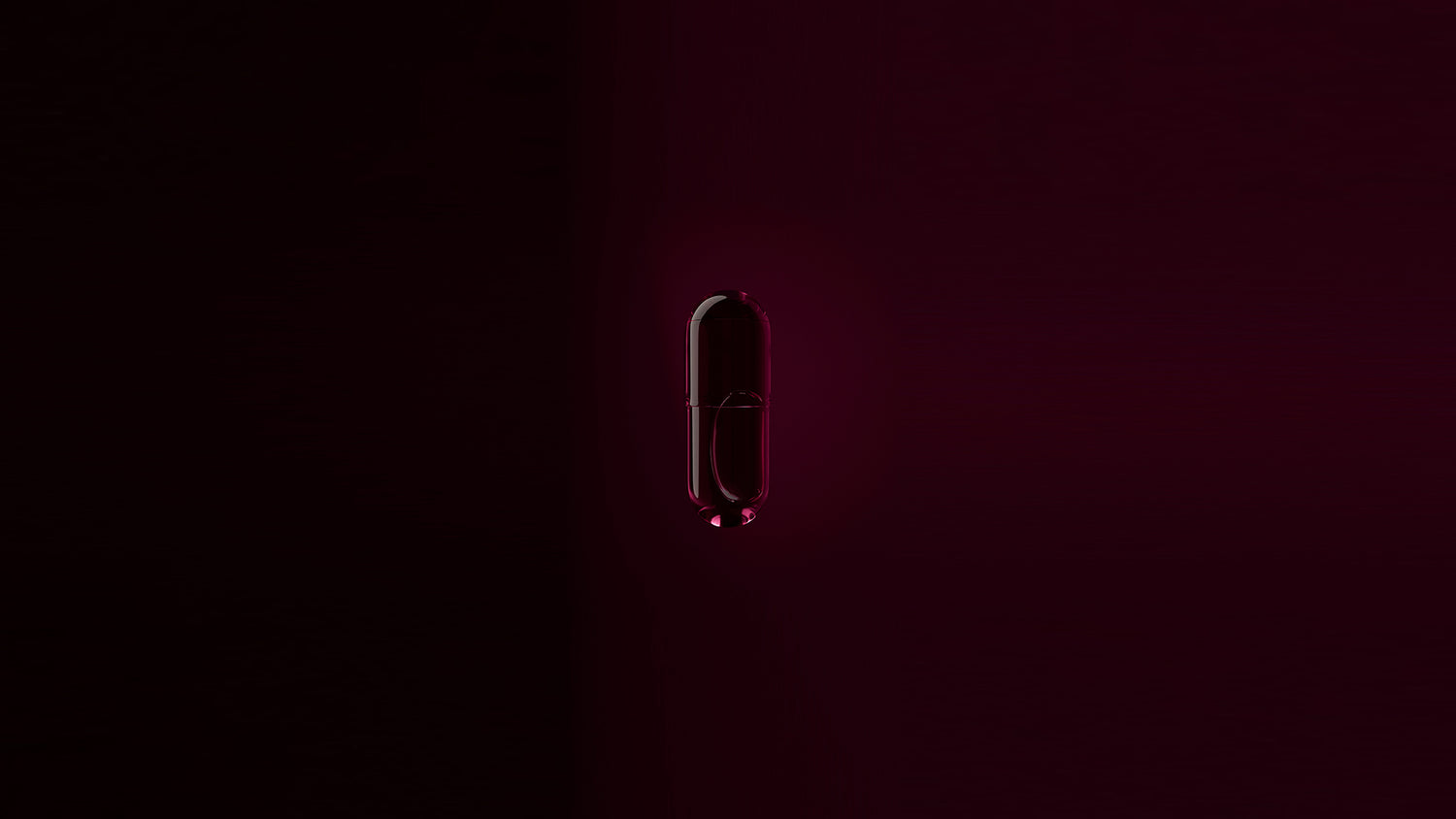 Magenta vitamin D3 and K2 capsule in macadamia oil
